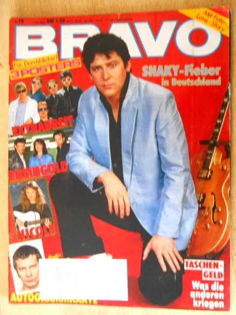 Bravo 19/1982 Komplett - Udo Lindenberg, Shakin Stevens, Foreigner, Nicole - TOP