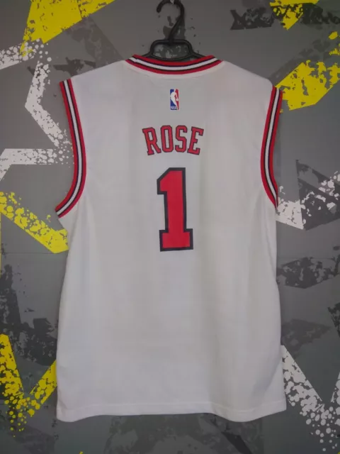 Rose Chicago Bulls Jersey MEDIUM Shirt Basketball Adidas ig93