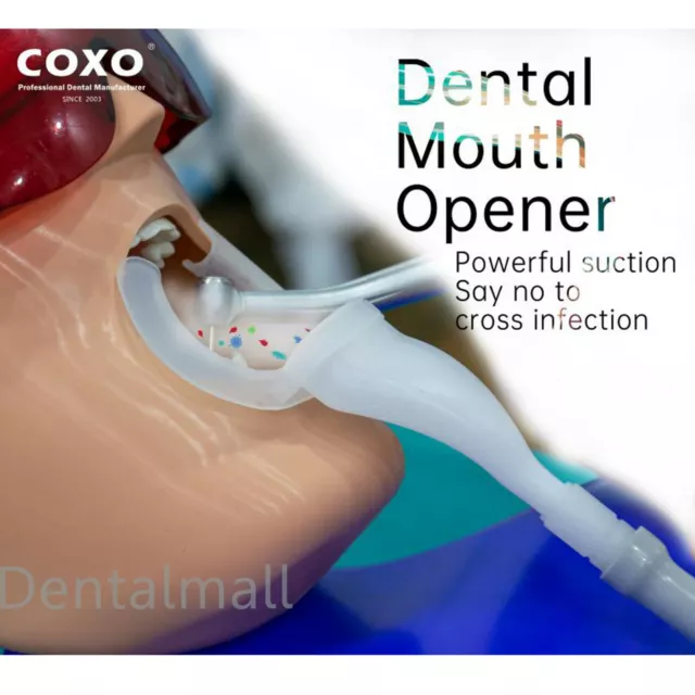 COXO Dental Mouth Opener Cheek Lip Retractor Suction Oral Droplets Aerosol