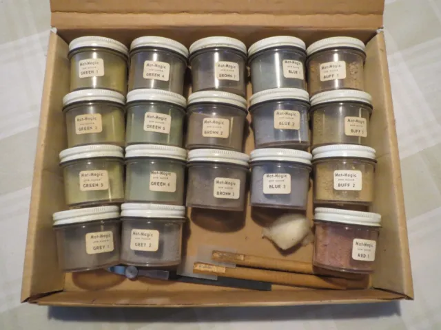 Mat Magic pastel powders kit  18 colours - french matting - picture framing