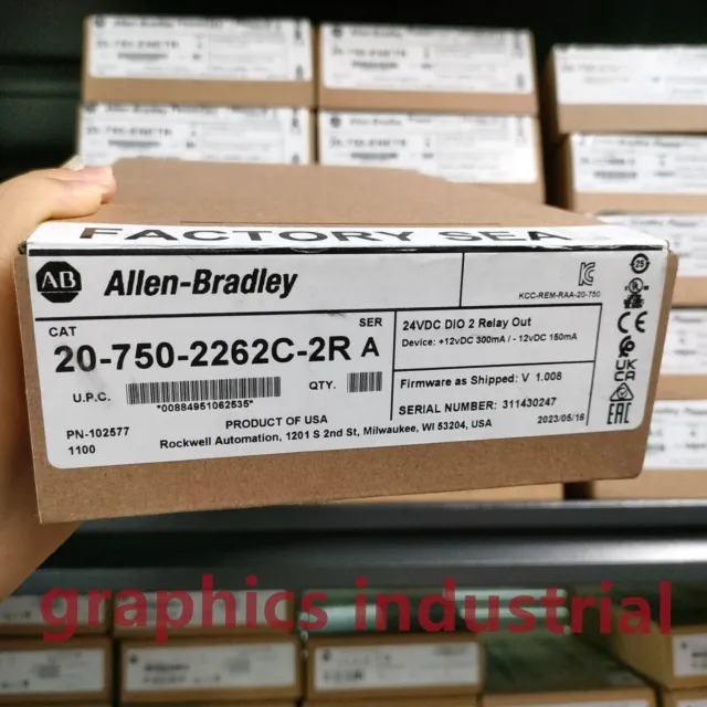 AB 20-750-2262C-2R /A Powerflex 750 24V DC IO Option Module New Factory Sealed