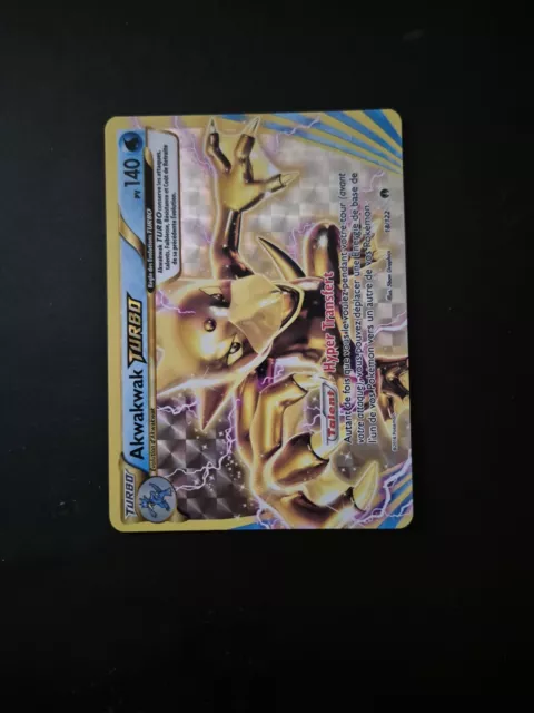 Carte Pokémon Akwakwak Turbo 18/122 XY9 Rupture Turbo Bloc XY FR État Classeur