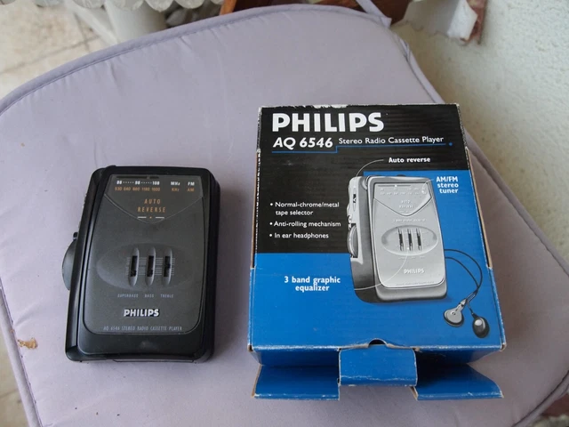 Lecteur mp3 Philips avec lecteur de cassette Sony Walkman Photo Stock