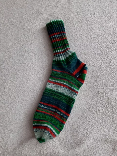 Wollsocken 49 Handarbeit, Unikat