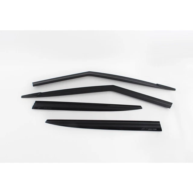 NEW SMOKE WINDOW Vent Visors Sun Rain Guard for Korea Kia Seltos 2021