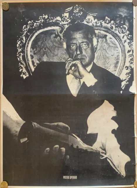 Potere Operaio - molotov Agnelli 1969 - poster - contestazione - lotta armata
