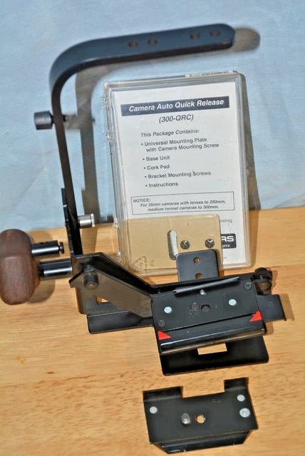 Stroboframe SQ 2000 Mount Bracket Camera quick release Plate and Base Unit NEW Stroboframe SQ 2000 Mount Bracket Camera quick release Plate and Base Unit NEW