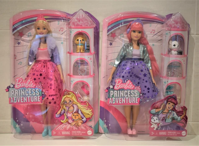 Poupée Barbie Vintage 1990 Avec Chien Et Boule De Neige – Boîte D'origine #7272