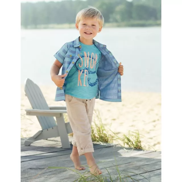 Mud Pie E0 Marco Polo Baby Toddler Boy Snorkel Graphic Tee T-shirt 1052240