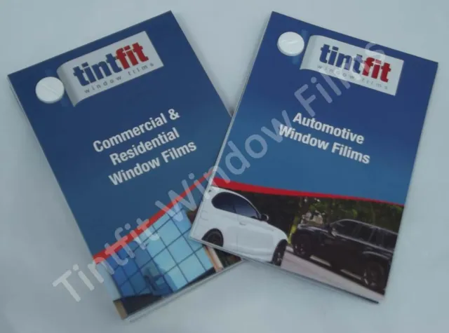 Auto & Commercial Sample Swatch Books With Film & Data Sheet Tinting Tint Window
