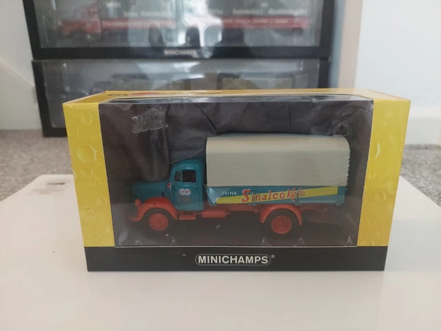 K238 MINICHAMPS 1/43 Mercedes Benz L3500 Tankwagen Aral Ed Limitee Tbe