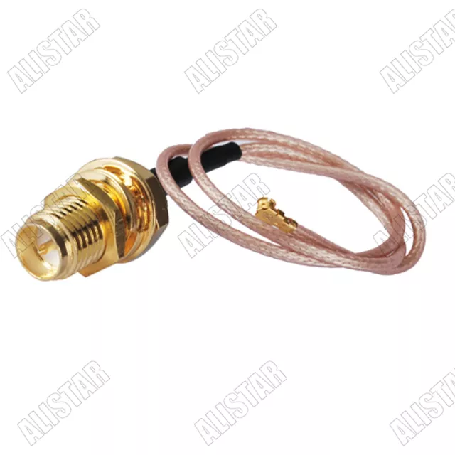 20X RP SMA female(male pin) to U.FL/IPX RG178 Pigtail cable 15cm Mini-PCI UFL