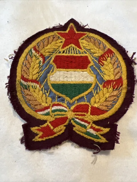 Hungarian Army Military Flag Patch Badge Hungary Cloth Garland Red Star 4.5”