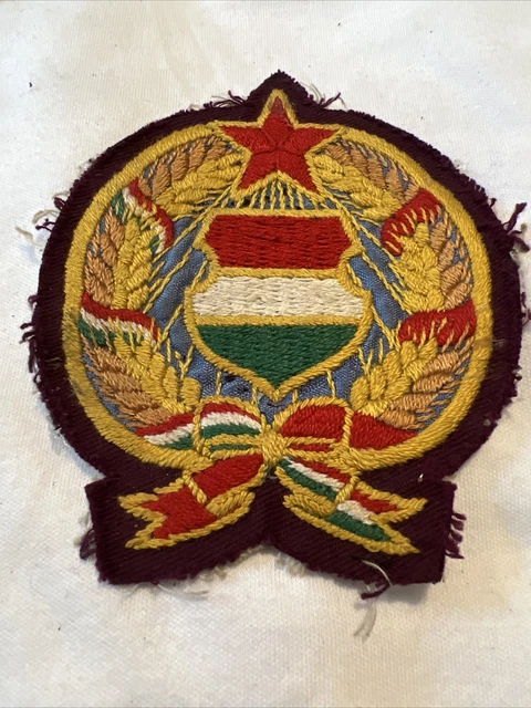Hungarian Army Military Flag Patch Badge Hungary Cloth Garland Red Star 4.5”