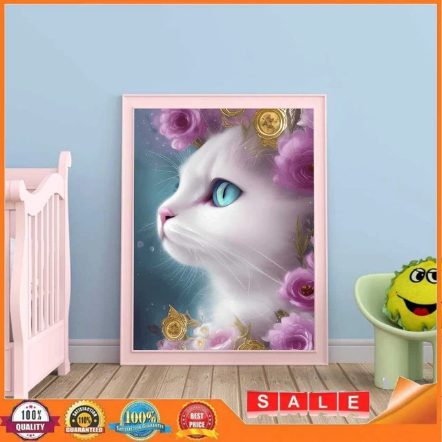 Bimkole 5D Diamond Painting DIY Kits Lion, Animaux Peinture D'art Diamant Kits Résine Peinture