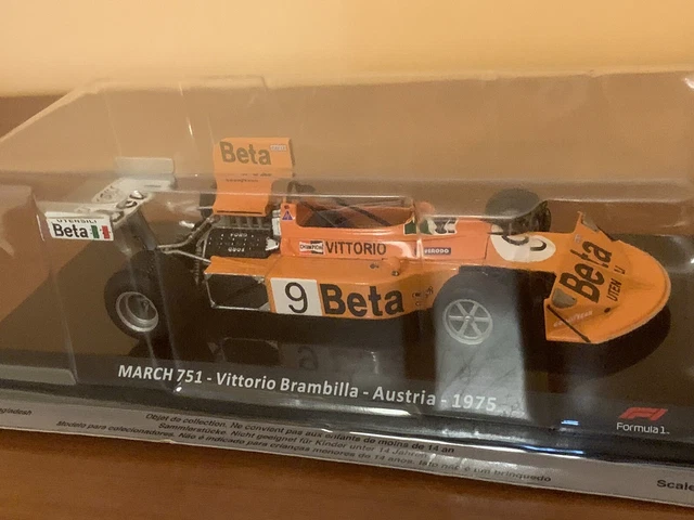 LE GRANDI F1 124 March 751 Vittorio Brambilla Austria 1975 NUOVO EUR