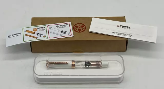 NEW TWSBI mini RG II Piston Filling Fountain Pen - Rose Gold Nib Size M