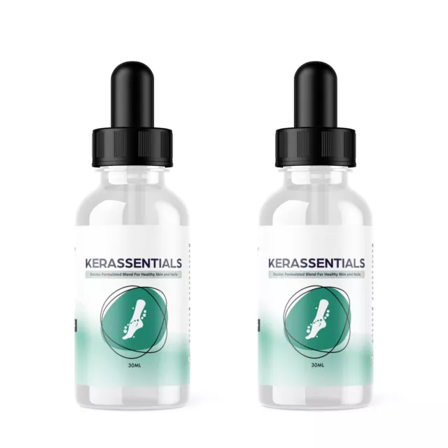 Kerassentials Toenail Fungu Treatment Oil, Kerasentials Nail Treatment (2 Pack),