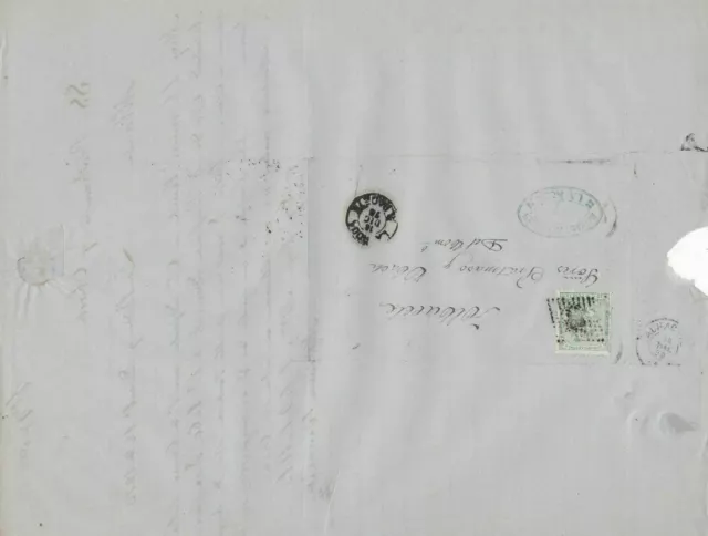 Spain 19th centuary stamps cover Ref 8282