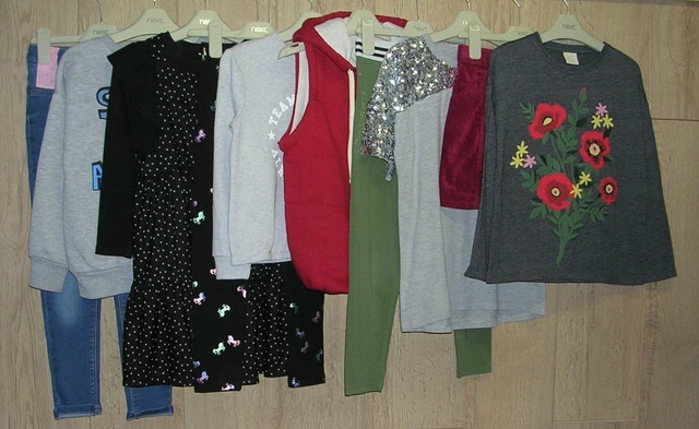 NEXT ZARA RIVER ISLAND etc Girls Bundle Tops Skirt Jeans Some NEW Age 7-8 128cm