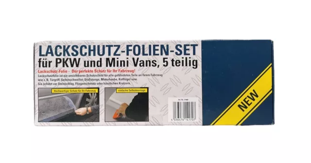 Steinschlagschutzfolie Lackschutz Folien-Set, für PKW und Mini Vans transparent