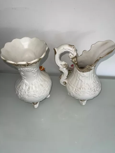 vase et cruche capodimonte 2