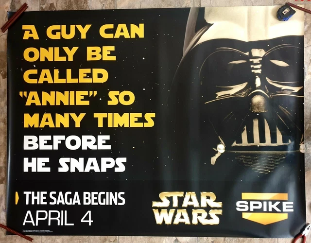 Star Wars Dearth Vader 2008 Lucas Film Ltd Subway Usa Original Vinyl Poster
