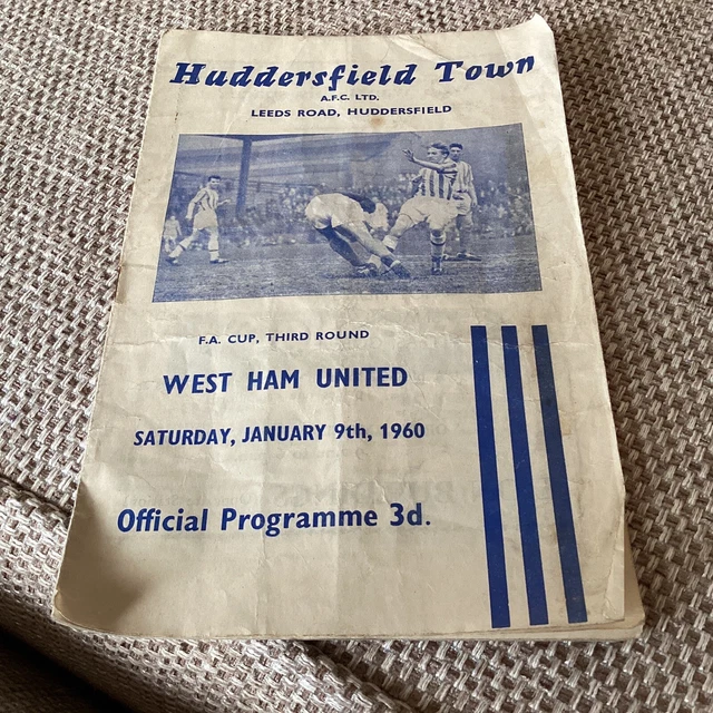 Huddersfield Town v West Ham United (FAC 3rd round) 9/1/60