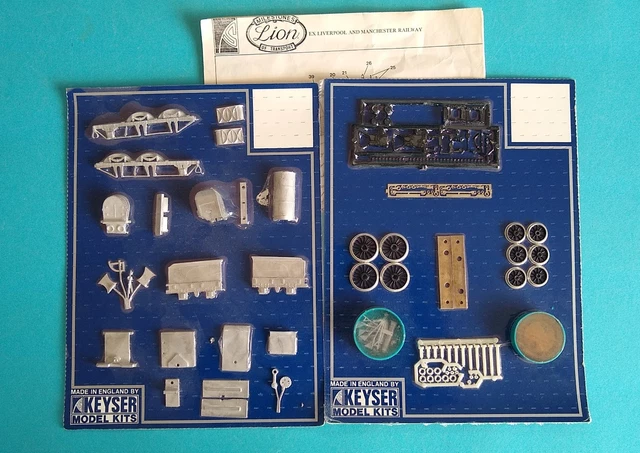 KEYSER K'S MILESTONES White Metal 4mm OO Gauge L & MR 0-4-2 Loco Kit ...