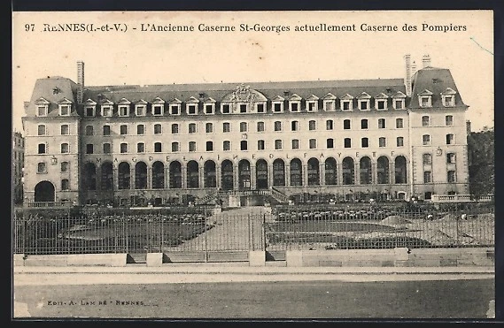Carte Postale Ancienne - Rennes, Rue De Brest - Vintage CPA
