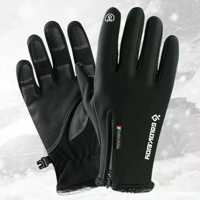 Gants Femme Ultra chaud boucle Noir