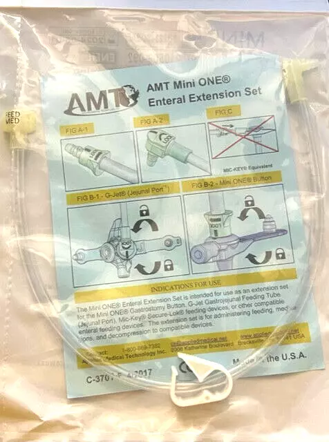 NEU ENFIT AMT MINI ONE 12 RECHTER WINKEL FÜTTERUNGSSET Magen NG Röhren UK VERKÄUFER