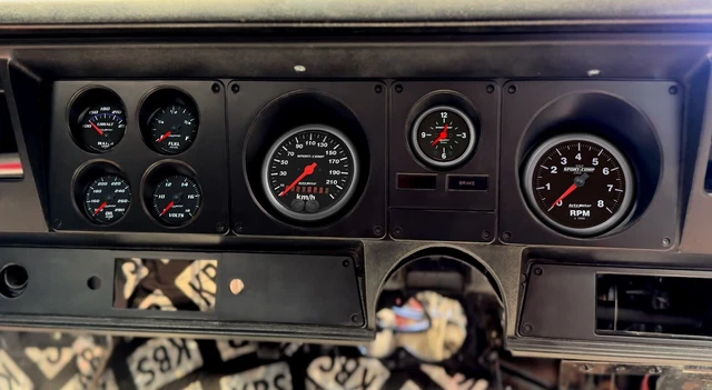 thumbnail image 2 of Sunland Black Dashmat For Holden HSV VY VZ With Round Gauges (2002-2006) – RHD, Carpet Cover 2 of 2