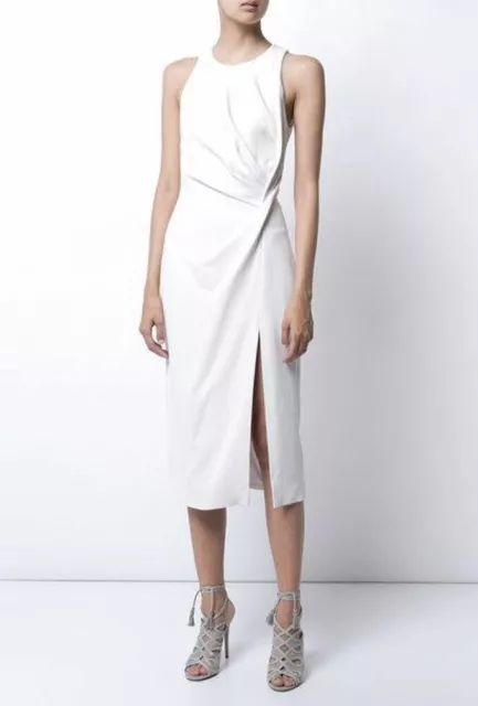 Cushnie Et Ochs | Dress Sleeveless with Crossover Stretch Cady NWT- size 2