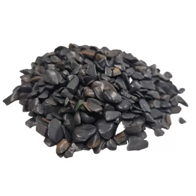 1kg Gemstone Chips Natural Loose Stones Bag of Black Tourmaline Chips