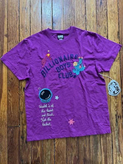 Billionaire Boys Club SS Knit Embroidered Tee - New With Tags 811-1315