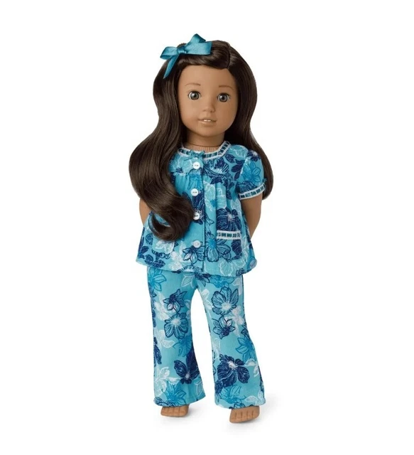 American Girl Nanea Floral Pajamas New In Box Sealed Ltp Box Complete