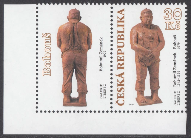 Tschechische Republik 2021   Mi. 1110 Zf  postfrisch / ** / MNH