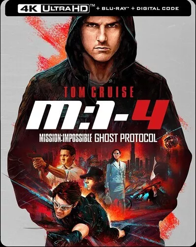 Mission: Impossible: Ghost Protocol [New 4K UHD Blu-ray] With Blu-Ray, Steelbo