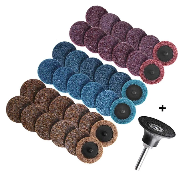 92PCS 50MM 2& Inch Type R Roll Lock Quick Change Discs Die Grinder ...