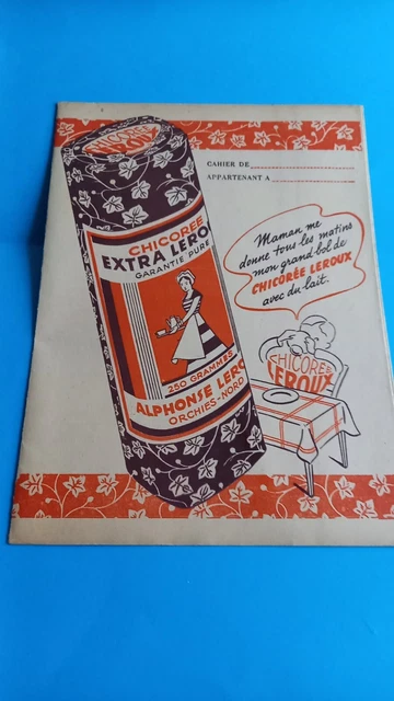 Protège cahier + Buvard CHICORÉE LEROUX - Papeterie & Fournitures scolaires