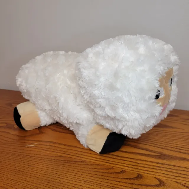 Large Minecraft Sheep Lamb Plush 15”Pillow Stuffed Animal-VERY CLEAN! Plushie 2