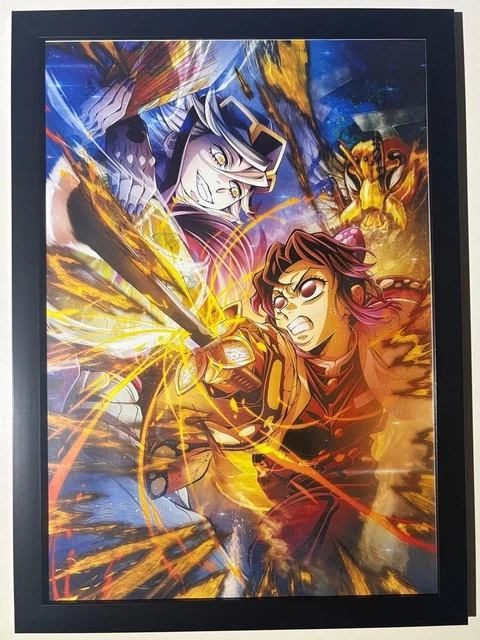 Demon Slayer Infinity Castle Doma Shinobu Kocho A4 Poster W Black