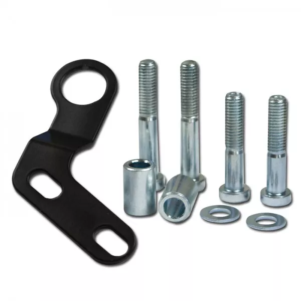 HS-Motorradteile Bordsteckdosenhalter, Incl. Matériel de Fixation