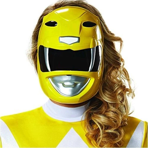 Women's Yellow Ranger Mask, One Size Adult, Yellow, Size One Size Adult Krkq