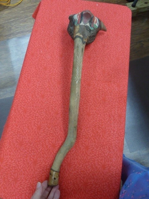 CLUB-20 GENUINE PENOBSCOT Native American Root club war weapon ...