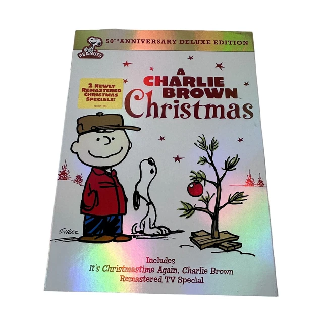 THE A CHARLIE BROWN CHRISTMAS 50th Anniversary Deluxe Edition DVD 2014