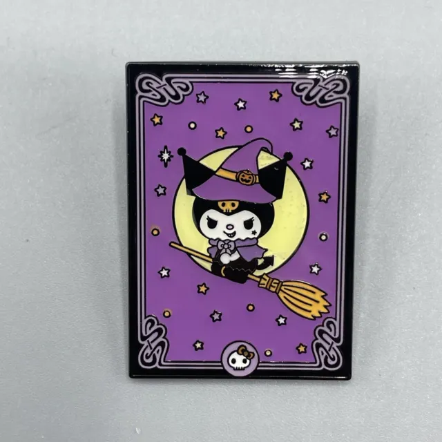 Loungefly Sanrio KUROMI Glow In The Dark Halloween Tarot Enamel Pin New Open Box