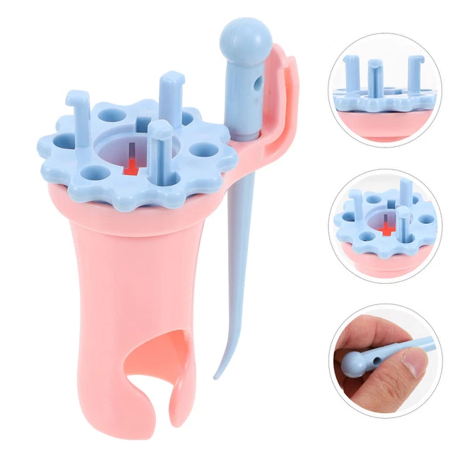 Tejedor de flores carrete tejedor de tejer mini máquina de coser Blue Kind
