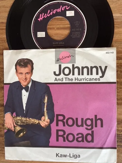 Schallplatte   Johnny &The Hurricanes:  Kaw Liga  deutsche Heliodor 453143